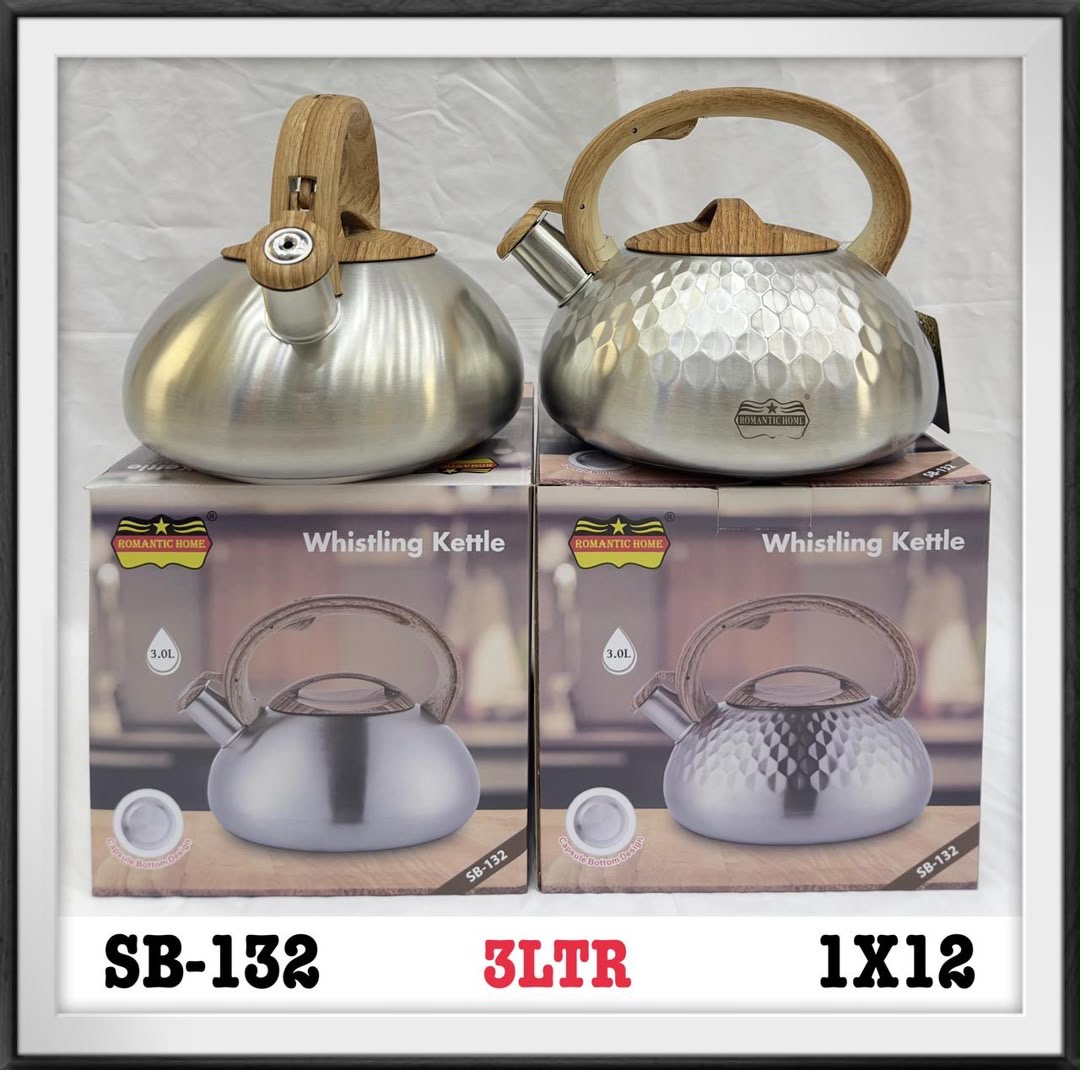 کتری تمام استیل سوتی رمانتیک هوم مدل SB-132