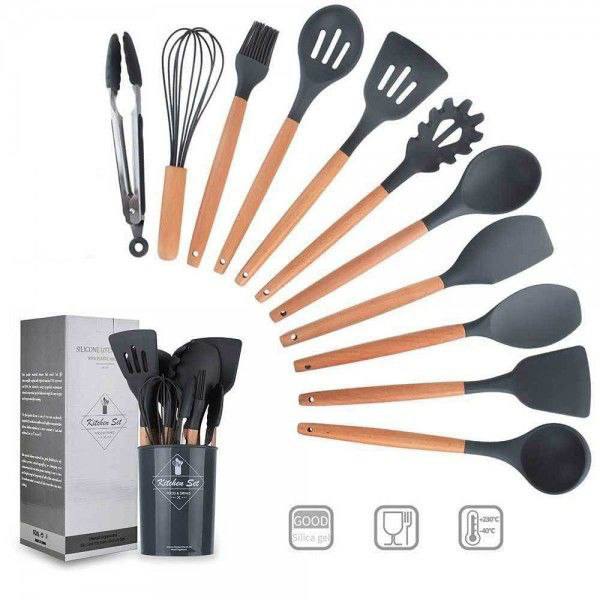 سرویس کفگیر و ملاقه 12 پارچه کیچن ست مدل UNT45