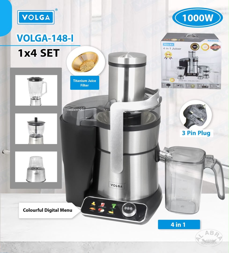 آبمیوه‌گیر ۴ کاره ولگا مدل VOLGA-148-I