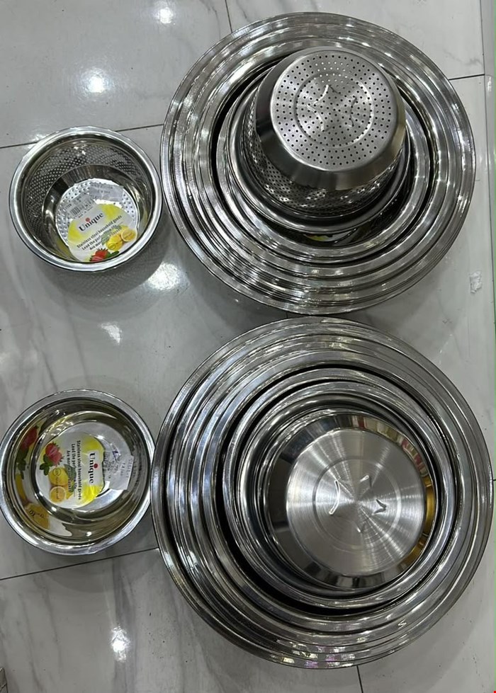 سرویس لگن و آبکش ۲۲ تایی یونیک اصل
